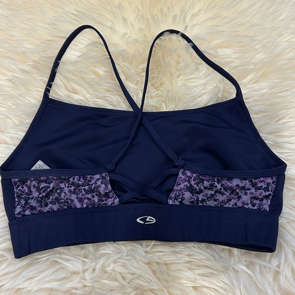 Champion Women’s Sports Bra with Delicate Straps in Light Purple/Purple Satin M - Picture 3 of 6